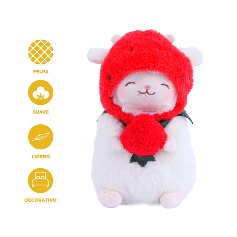 Peluche-Miniso-Oveja-Con-Gorrito-miniso-Fresa-Felpa-3-22039