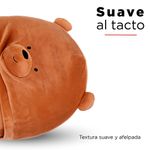 Almohada-Para-Viaje-Con-Capucha-Grizzly-We-Bare-Bears-We-Bare-Bears-Pardo-Felpa-31x31-cm-3-340