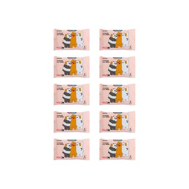 Paquete De Toallas Humedas 10 Pack- We Bare Bears We Bare Bears 8 Hojas