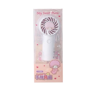 Ventilador De Mano Con Correa Sanrio Sanrio Sintético Blanco Recargable