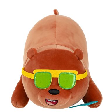 Peluche   Pardo Con Lentes  Café 38 Cm WE BARE BEARS