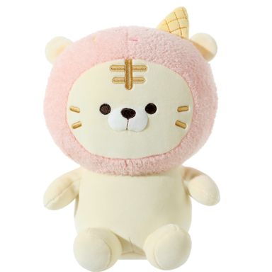 Peluche de Tigre Sentado Rosa y Blanco MINI FAMILY VALENTINE