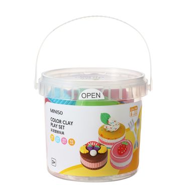 Juego De Arcillas MINISO MINISO Con Moldes Multicolor 31 Piezas
