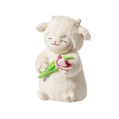 Peluche Corderito con Tulipán Series Warm White Miniso