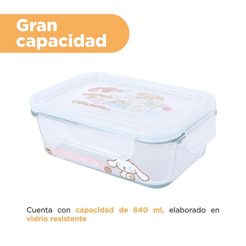 Contenedor-De-Alimentos-Sanrio-Cinnamoroll-Vidrio-Transparente-840-ml-4-22367