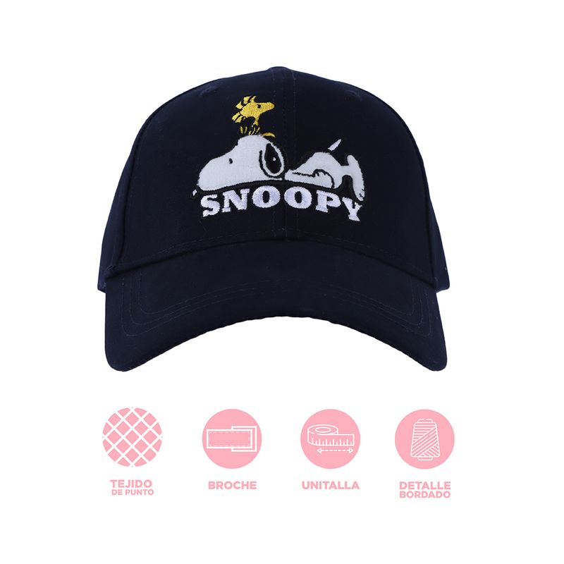 Gorra-Snoopy-Textil-Azul-Marino-Unitalla-3-22377