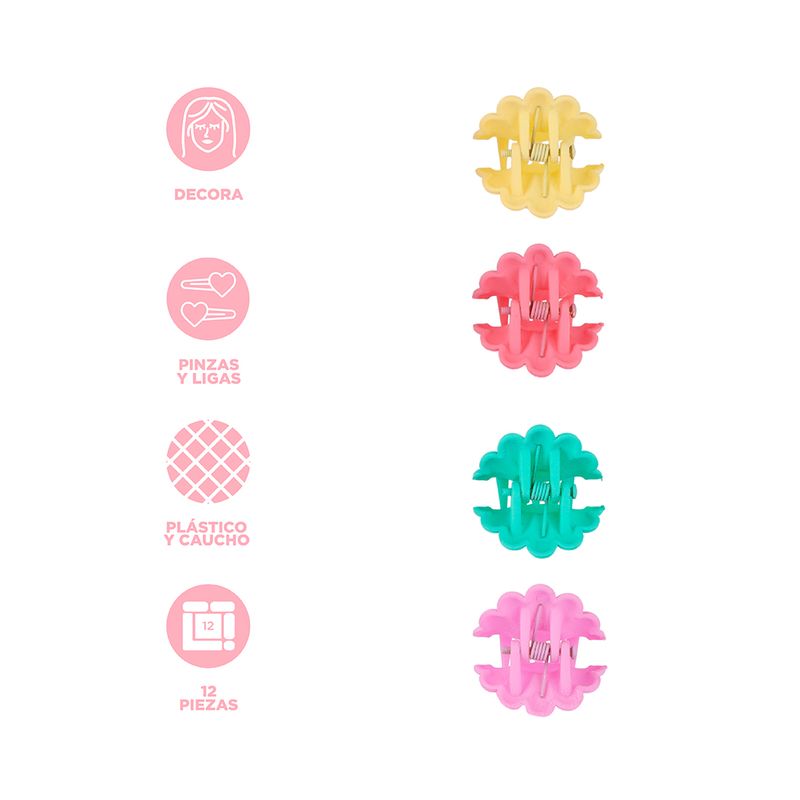 Kit-Accesorios-Para-Cabello-Miniso-Multicolor-12-Piezas-3-22513
