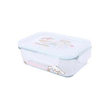 Contenedor De Alimentos Sanrio Cinnamoroll Vidrio Transparente 840 ml