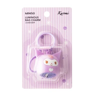 Llavero De Bolsa Kuromi Luminoso Daruma Sanrio Kuromi