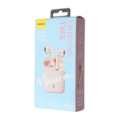 Audífonos Inalámbricos Miniso Con estuche De Carga Rosa TWS