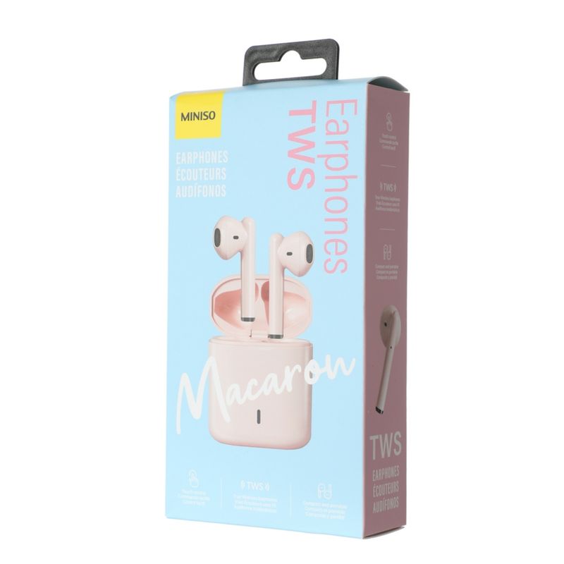 Aud-fonos-Inal-mbricos-Miniso-Con-estuche-De-Carga-Rosa-TWS-1-14110