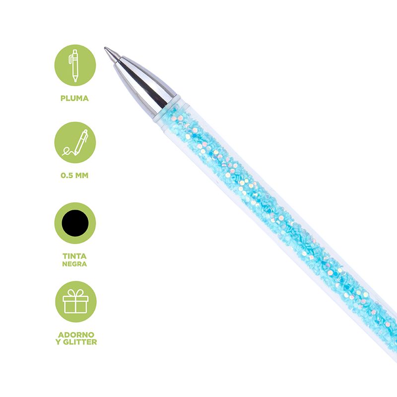 Pluma-Sanrio-Con-Pomp-n-Decorativo-Tinta-Negra-4-22518