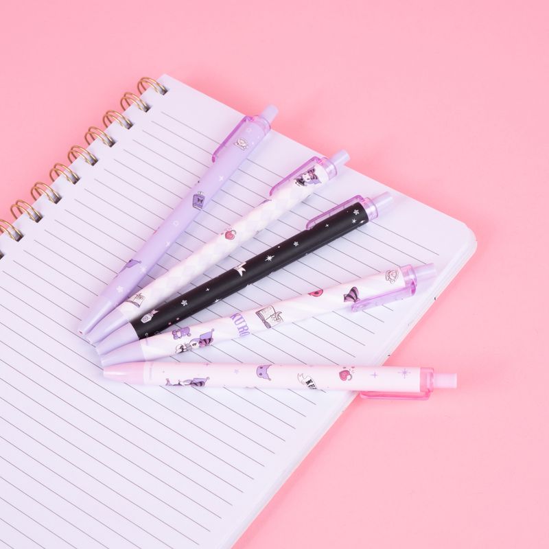 Set-Plumas-Sanrio-Kuromi-Tinta-Negra-4-22569