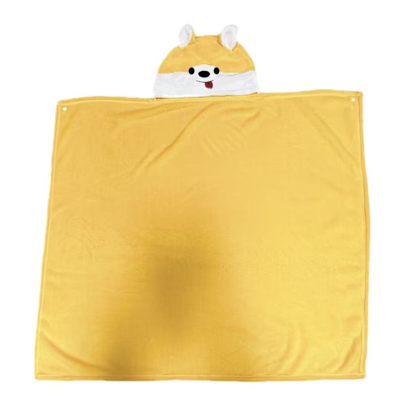 Manta-Con-Capucha-Miniso-Animal-Faces-Textil-Amarilla-2-22685