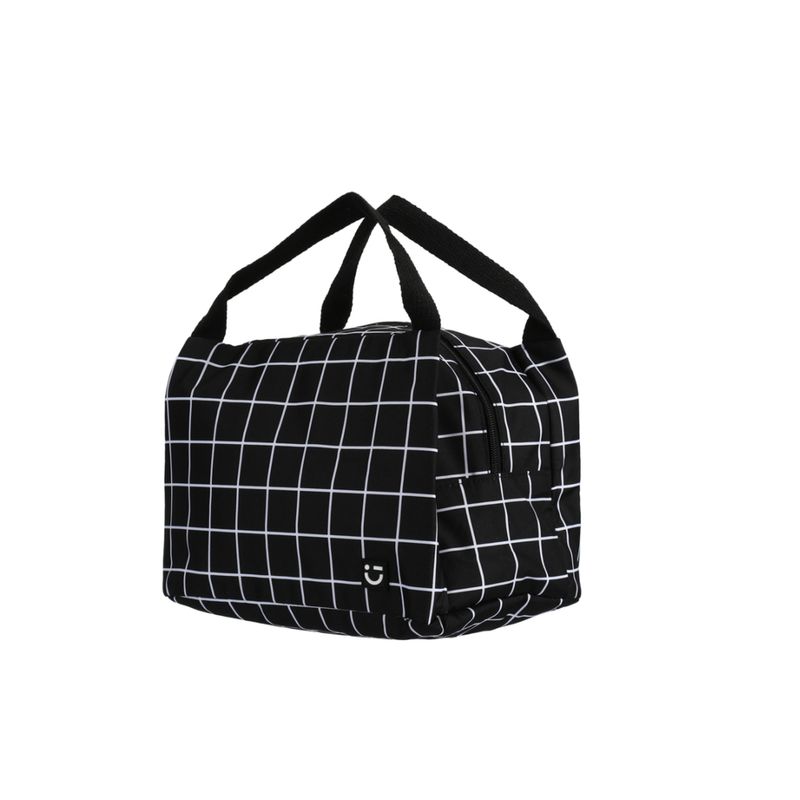 Lonchera-Miniso-Dise-o-De-Cuadros-Textil-Negra-2-22929
