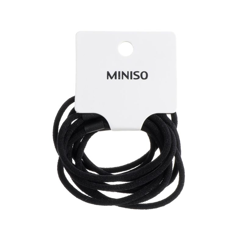Set-Ligas-Para-Cabello-Miniso-Textiles-Negras-5-Piezas-1-22654