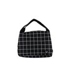 Lonchera-Miniso-Dise-o-De-Cuadros-Textil-Negra-1-22929