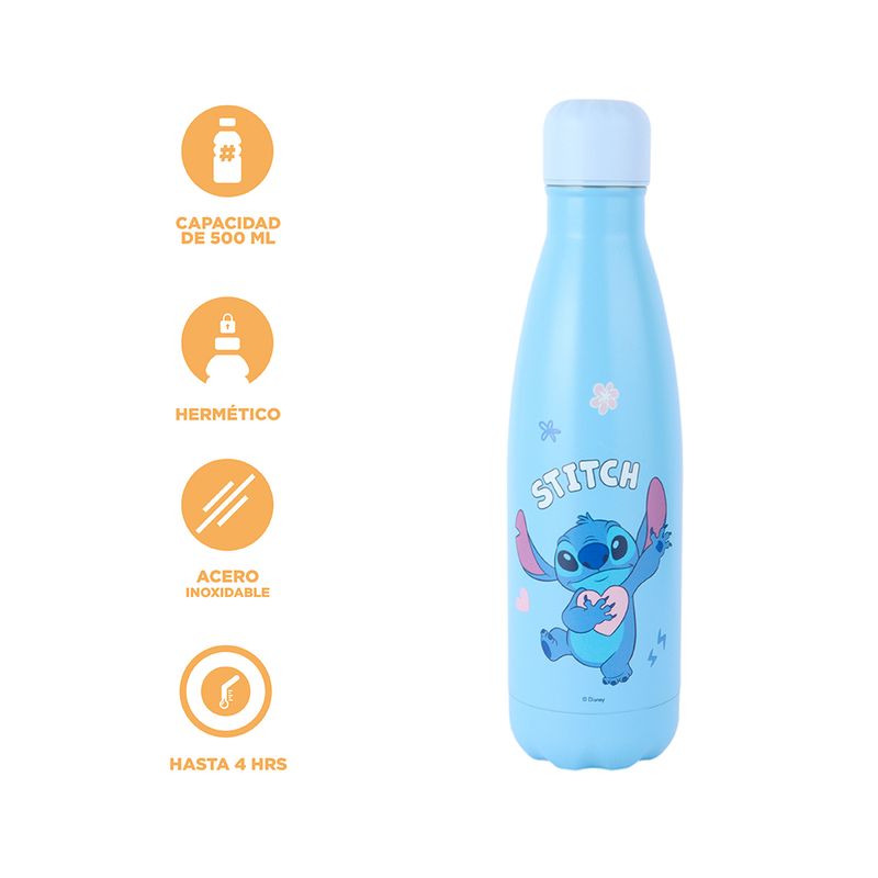 Termo-Con-Tapa-Enroscable-LILO-STITCH-DISNEY-Stitch-Acero-Inoxidable-Azul-500-ml-4-23186
