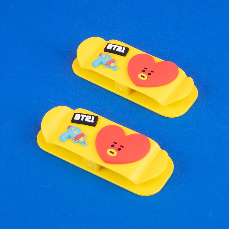 Set-Clips-Organizadores-Para-Cable-BT21-Tata-Pl-stico-Amarillos-2-Piezas-4-22623