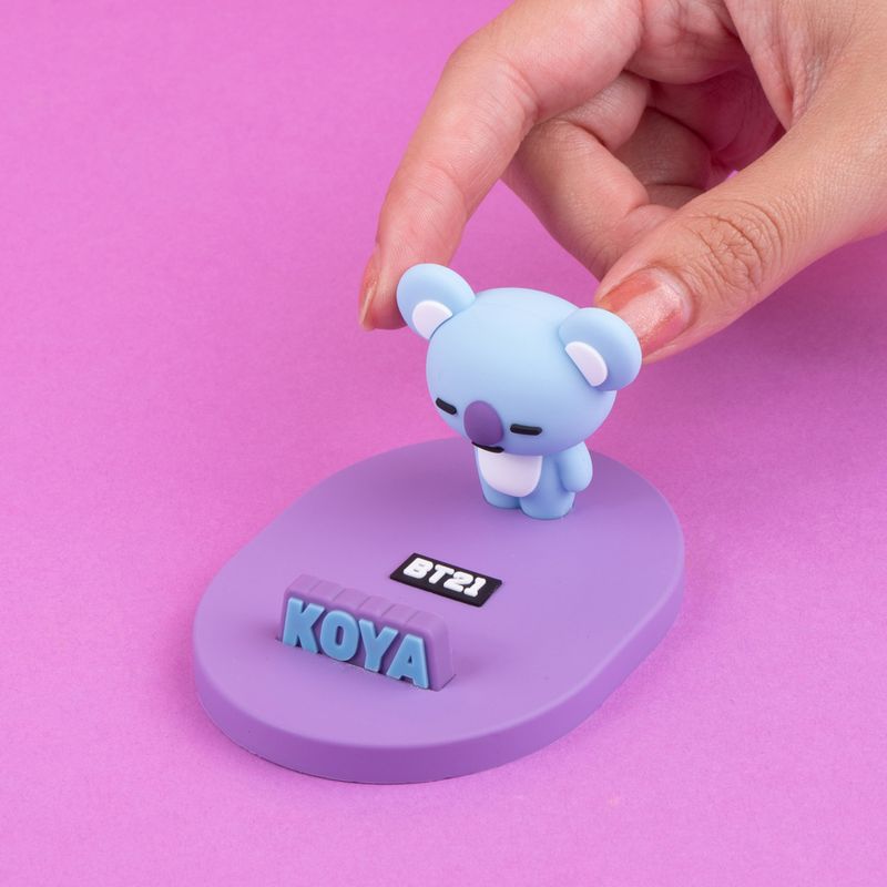 Soporte-Para-Celular-De-Escritorio-BT21-Koya-Silicona-Morado-2-22635