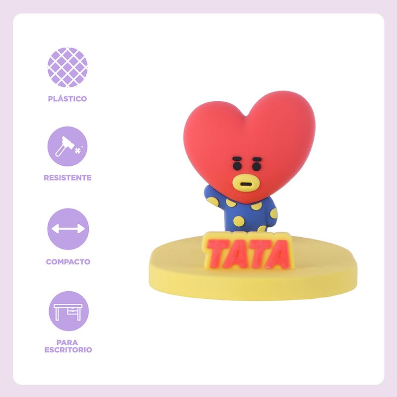 Soporte-Para-Celular-De-Escritorio-BT21-Tata-Silicona-Amarillo-3-22638