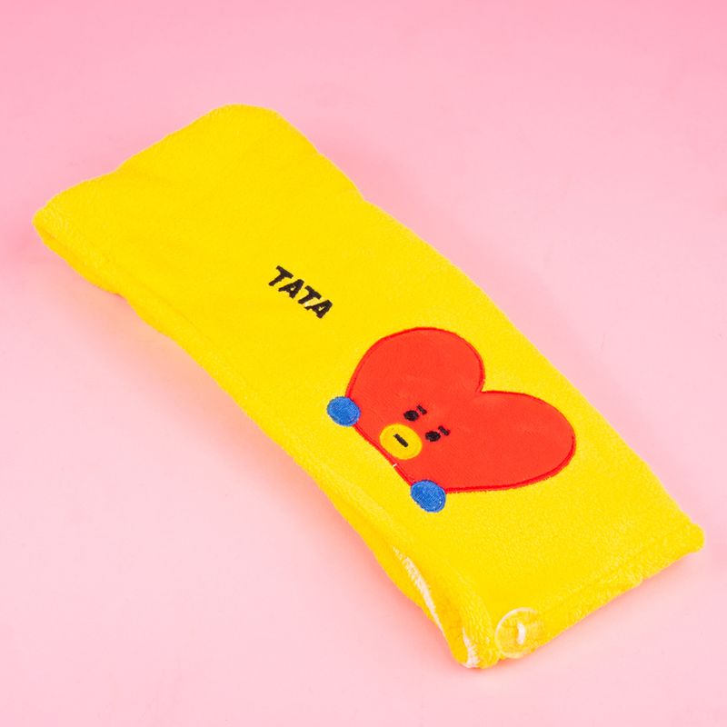 Toalla-Para-Cabello-BT21-TATA-87-Poli-ster-13-Poliamida-Amarilla-4-22644