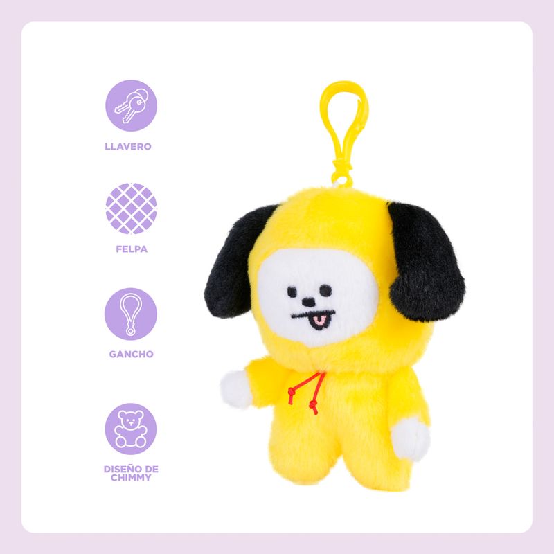 Llavero-BT21-Chimmy-Felpa-Amarillo-3-22580