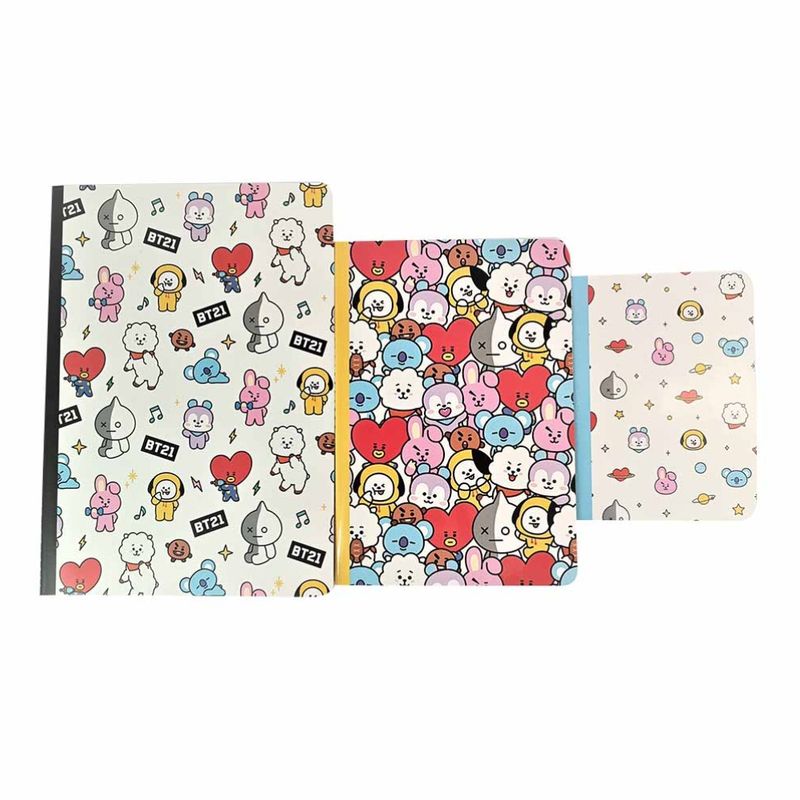 Set-Libretas-BT21-Multicolor-28-Hojas-3-Piezas-2-22612