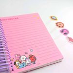 Libreta-De-Espiral-BT21-Rosa-80-Hojas-3-22613