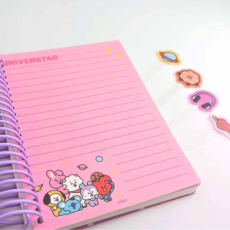 Libreta-De-Espiral-BT21-Rosa-80-Hojas-3-22613
