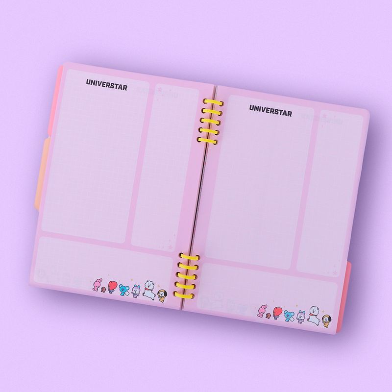 Libreta-De-Espiral-BT21-Rosa-60-Hojas-2-22614