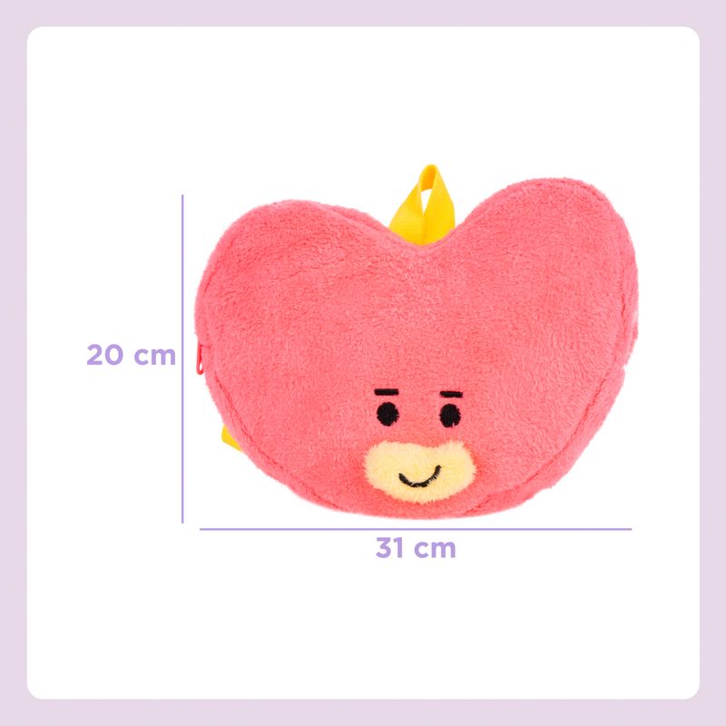 Mini-Mochila-BT21-Tata-Felpa-Roja-6-22619