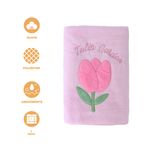 Toalla-De-Ba-o-Bordado-De-Flor-Tulip-Garden-Microfibra-Rosa-4-23262