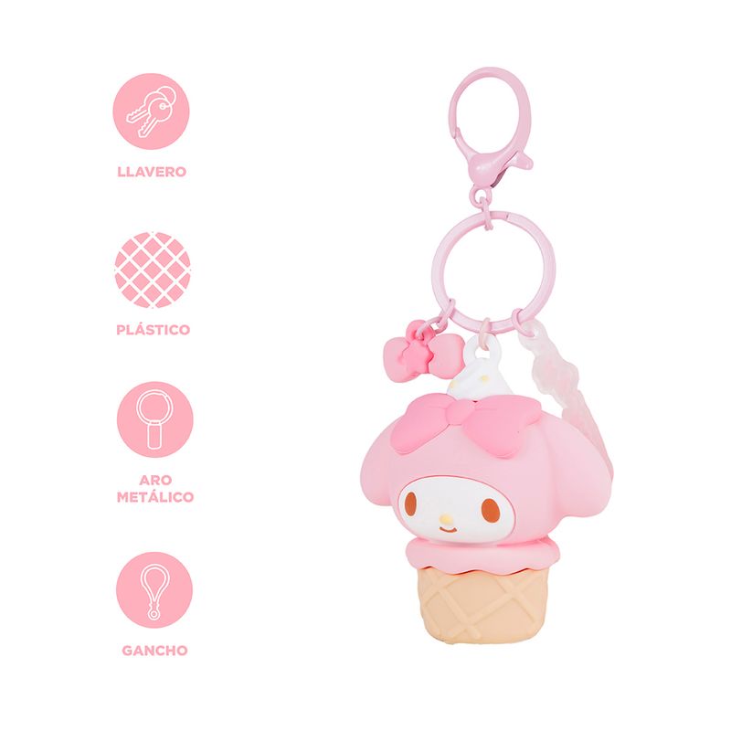 Llavero-Sanrio-My-Melody-Dise-o-De-Helado-Sint-tico-Rosa-3-23281