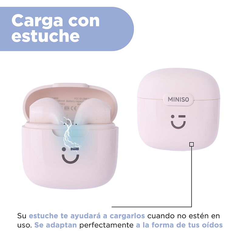 Aud-fonos-Inal-mbricos-Con-Estuche-De-Carga-MINISO-Wink-Beige-TWS-5-23443