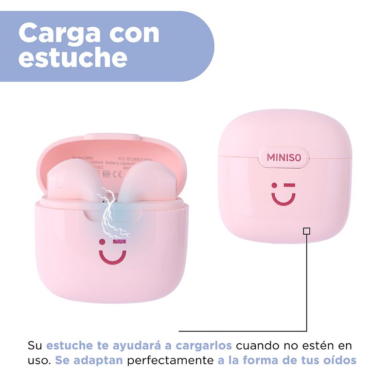 Aud-fonos-Inal-mbricos-Con-Estuche-De-Carga-MINISO-Wink-Rosa-TWS-5-23444