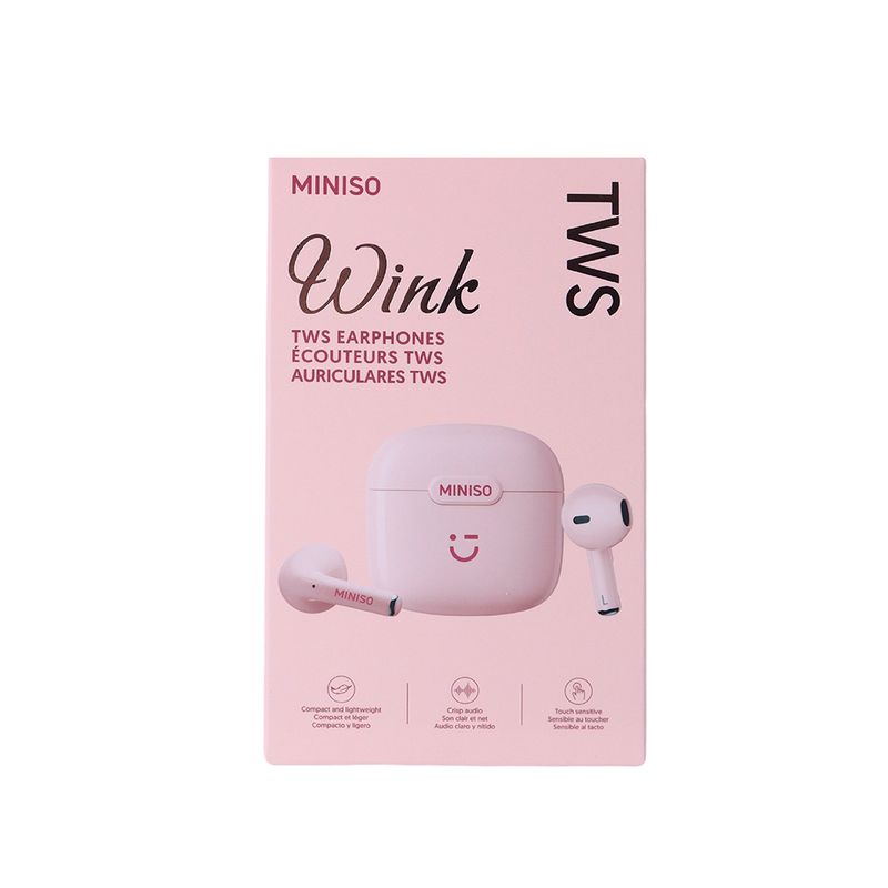 Aud-fonos-Inal-mbricos-Con-Estuche-De-Carga-MINISO-Wink-Rosa-TWS-7-23444