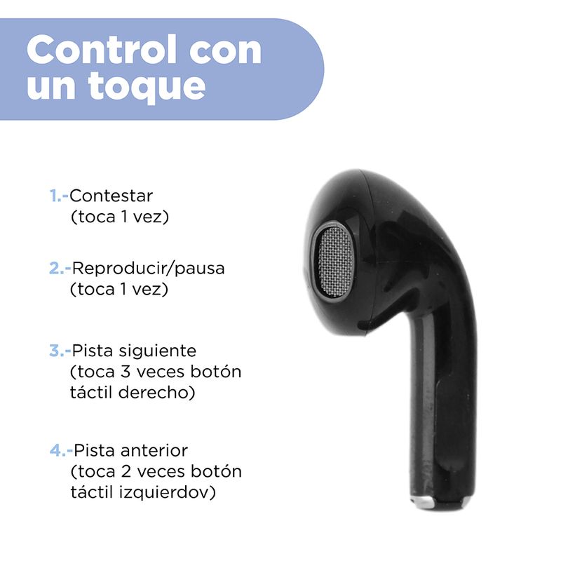 Aud-fonos-Inal-mbricos-Con-Estuche-De-Carga-MINISO-Wink-Negros-TWS-4-23445