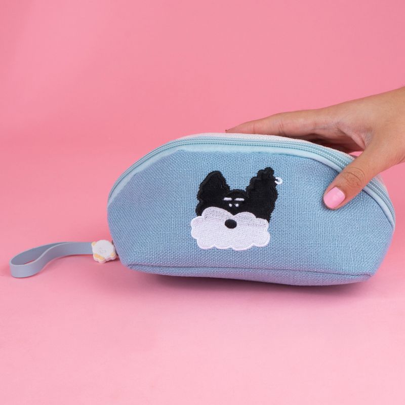 Cosmetiquera-MINISO-Doggie-Power-100-Poli-ster-Azul-2-23461
