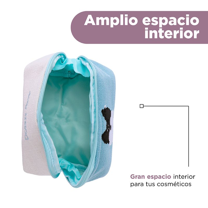 Cosmetiquera-MINISO-Doggie-Power-100-Poli-ster-Azul-5-23461