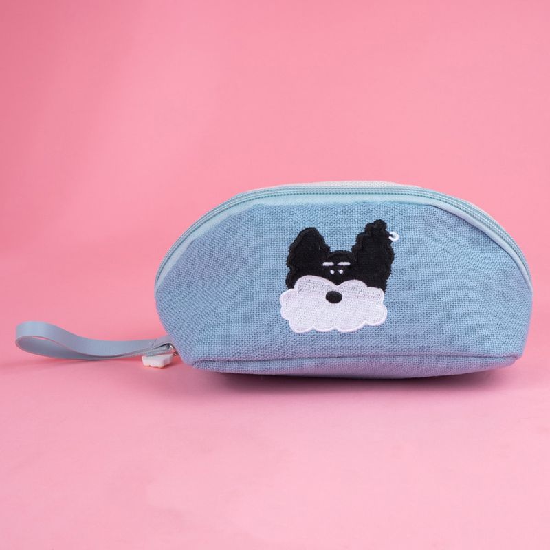 Cosmetiquera-MINISO-Doggie-Power-100-Poli-ster-Azul-7-23461