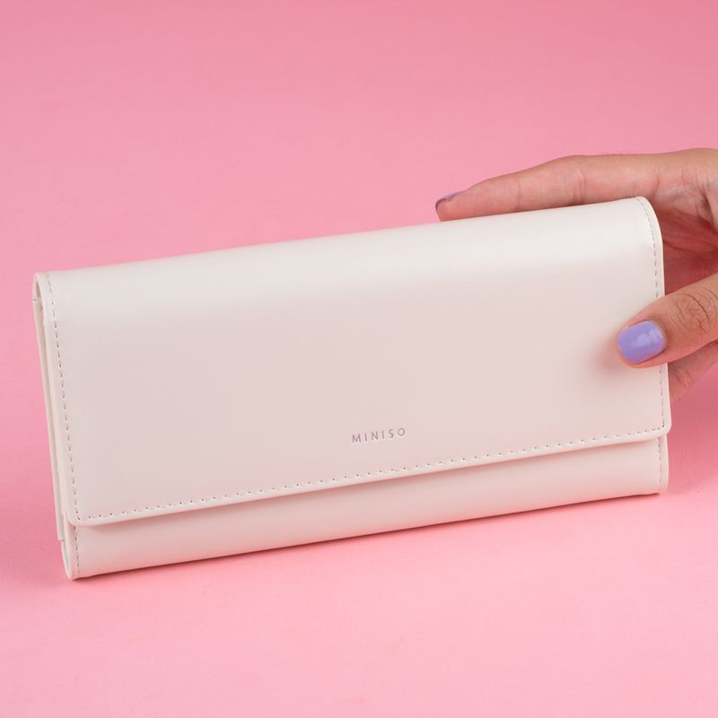Cartera-Larga-Para-Mujer-MINISO-Sint-tica-Beige-2-23495
