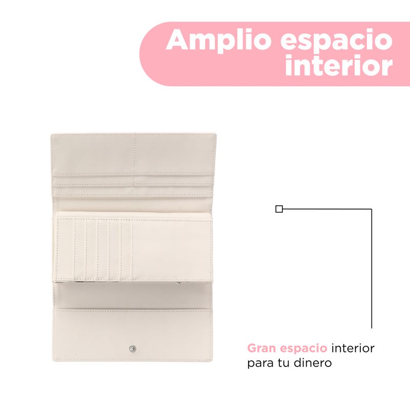 Cartera-Larga-Para-Mujer-MINISO-Sint-tica-Beige-5-23495