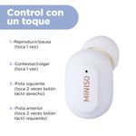 Aud-fonos-Inal-mbricos-Con-Estuche-De-Carga-MINISO-TWS-Beige-4-23513