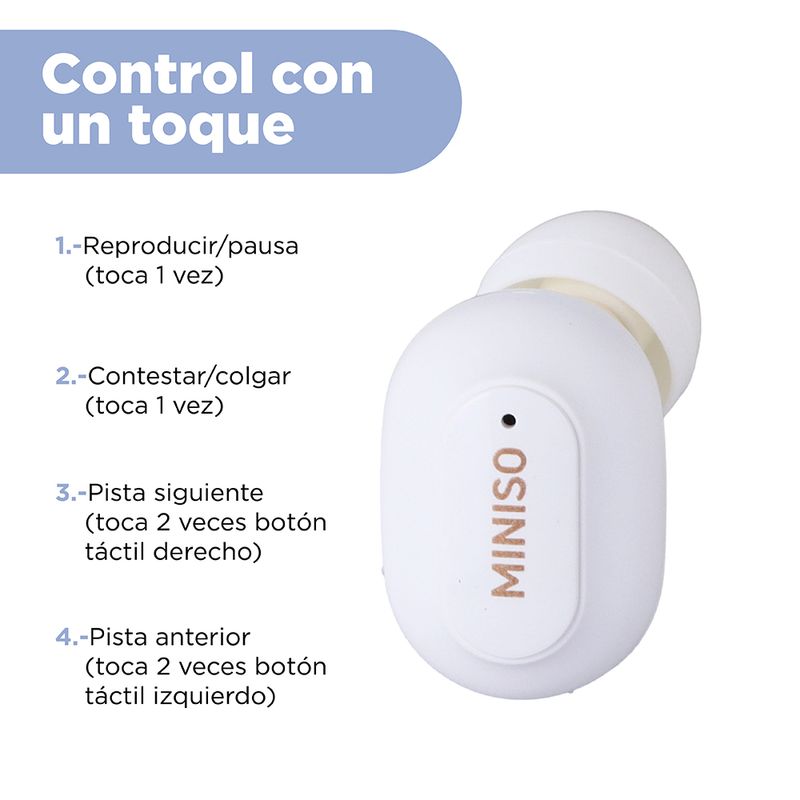 Aud-fonos-Inal-mbricos-Con-Estuche-De-Carga-MINISO-TWS-Beige-4-23513