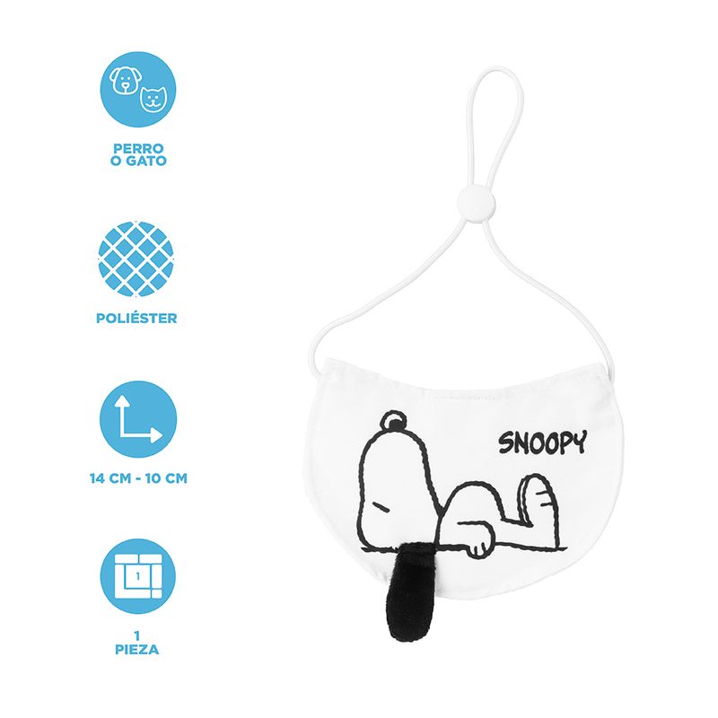 Babero-Para-Mascota-Snoopy-Blanco-3-23514