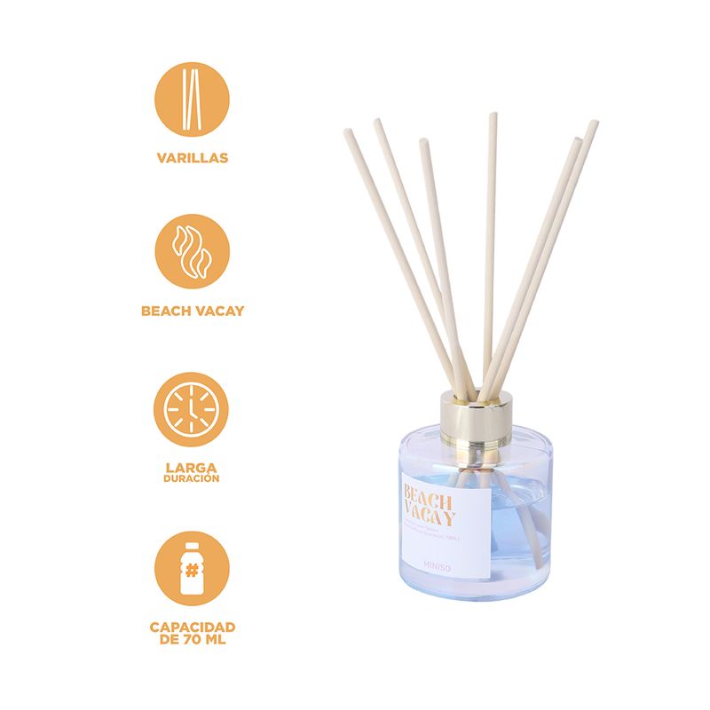 Difusor-De-Aroma-MINISO-Colorful-70-ml-Beach-Vacay-6-Varillas-3-23538