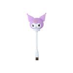 Mini-L-mpara-De-Noche-Sanrio-Kuromi-USB-Port-til-Sint-tica-Morada-1-23359
