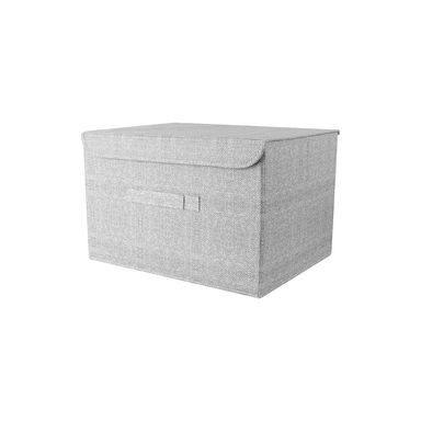 Caja De Almacenamiento MINISO Plegable Gris