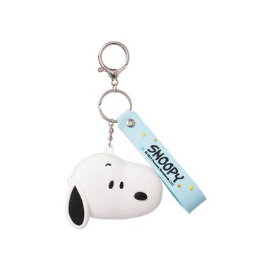 Funda Protectora Para Audífonos Snoopy Portátil Silicona Blanca